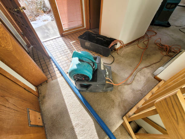 Water damage restoration process in ND